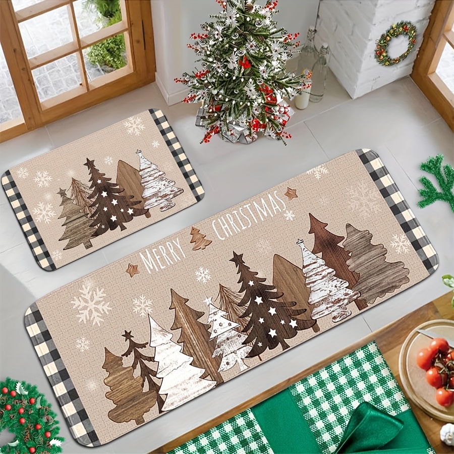 Set di Tappeti Natalizi VIKAMA - Family Tree Print recensione e prezzo