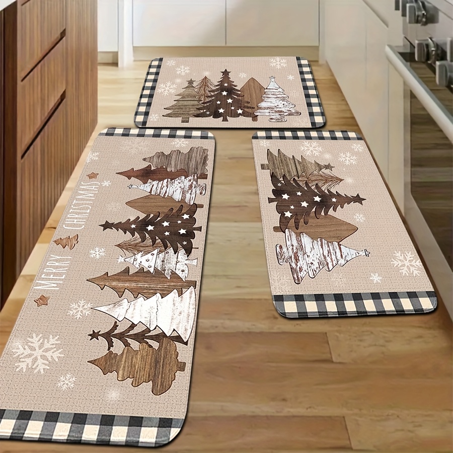 Set di Tappeti Natalizi VIKAMA - Family Tree Print recensione e prezzo